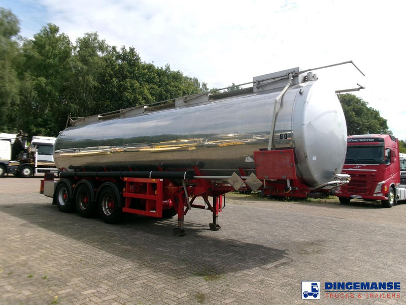 Crane Fruehauf Chemical ACID tank inox 30 m3 / 1 comp - Полуприцеп-цистерна: фото 2 Crane Fruehauf Chemical ACID tank inox 30 m3 / 1 comp - Полуприцеп-цистерна: фото 2