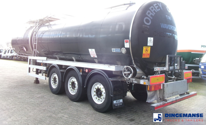 Crossland Bitumen tank inox 33 m3 / 1 comp + compressor + steam heating - Полуприцеп-цистерна: фото 3 Crossland Bitumen tank inox 33 m3 / 1 comp + compressor + steam heating - Полуприцеп-цистерна: фото 3