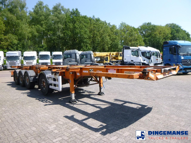 Dennison 4-axle container combi trailer (3 + 1 axles) 20-30-40-45 ft - Полуприцеп-контейнеровоз/ Сменный кузов: фото 2 Dennison 4-axle container combi trailer (3 + 1 axles) 20-30-40-45 ft - Полуприцеп-контейнеровоз/ Сменный кузов: фото 2