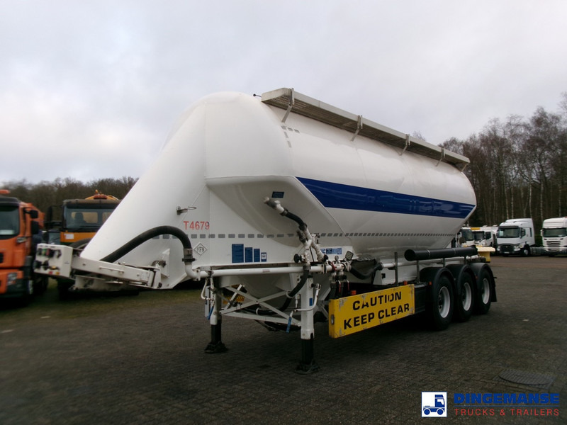 Feldbinder Powder tank alu 36 m3 / 1 comp - Полуприцеп-цистерна: фото 1 Feldbinder Powder tank alu 36 m3 / 1 comp - Полуприцеп-цистерна: фото 1