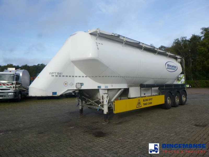 Feldbinder Powder tank alu alu 49 m3 / 1 comp - Полуприцеп-цистерна: фото 1 Feldbinder Powder tank alu alu 49 m3 / 1 comp - Полуприцеп-цистерна: фото 1