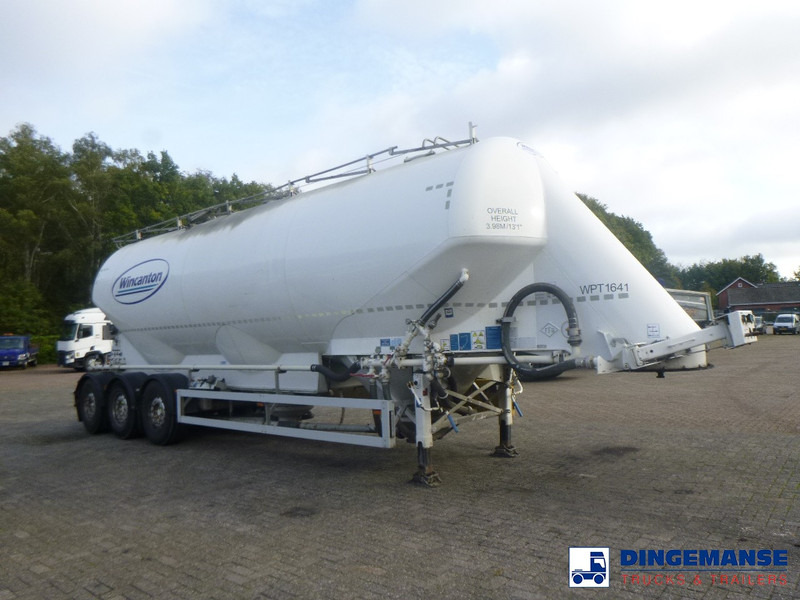 Feldbinder Powder tank alu alu 49 m3 / 1 comp - Полуприцеп-цистерна: фото 2 Feldbinder Powder tank alu alu 49 m3 / 1 comp - Полуприцеп-цистерна: фото 2