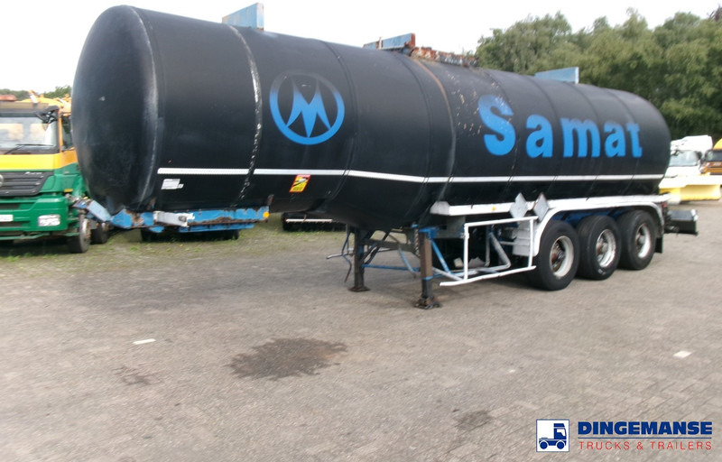 Fruehauf Bitumen tank inox 31 m3 / 1 comp + mixer & engine - Полуприцеп-цистерна: фото 1 Fruehauf Bitumen tank inox 31 m3 / 1 comp + mixer & engine - Полуприцеп-цистерна: фото 1