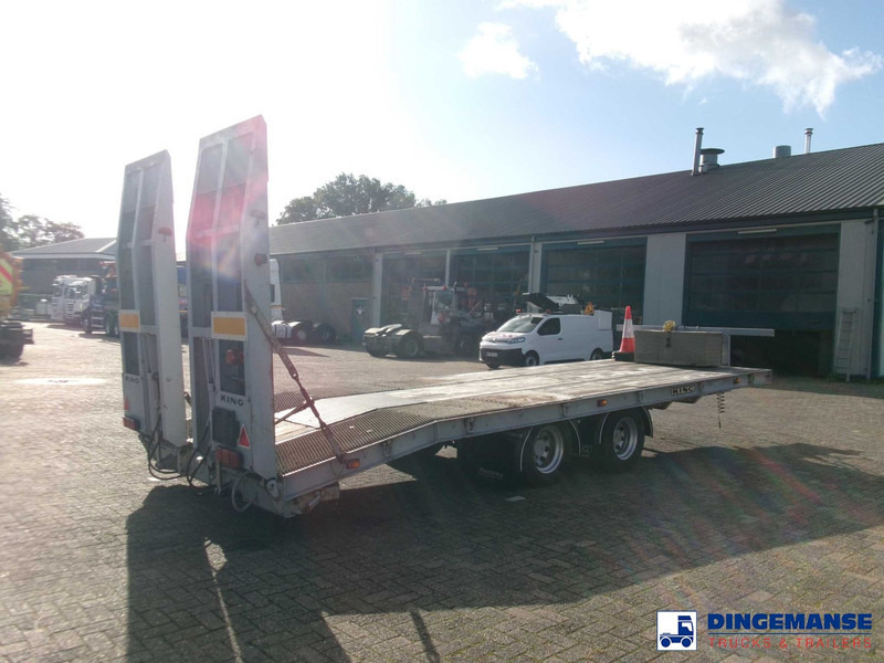 KING 2-axle platform drawbar trailer 14t + ramps - Прицеп бортовой/ Платформа: фото 4 KING 2-axle platform drawbar trailer 14t + ramps - Прицеп бортовой/ Платформа: фото 4