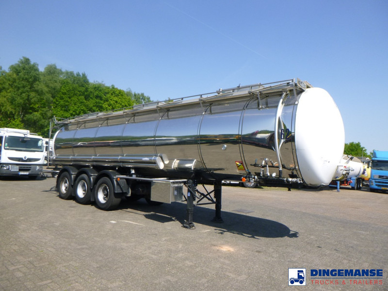 LAG Chemical tank inox 30 m3 / 1 comp - Полуприцеп-цистерна: фото 2 LAG Chemical tank inox 30 m3 / 1 comp - Полуприцеп-цистерна: фото 2
