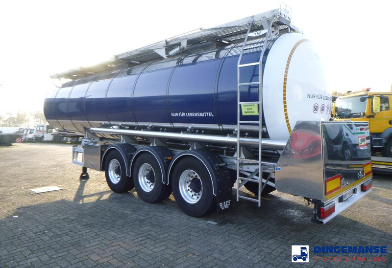 LAG Food tank inox 32 m3 / 3 comp + pump, steaming heating, webasto - Полуприцеп-цистерна: фото 3 LAG Food tank inox 32 m3 / 3 comp + pump, steaming heating, webasto - Полуприцеп-цистерна: фото 3