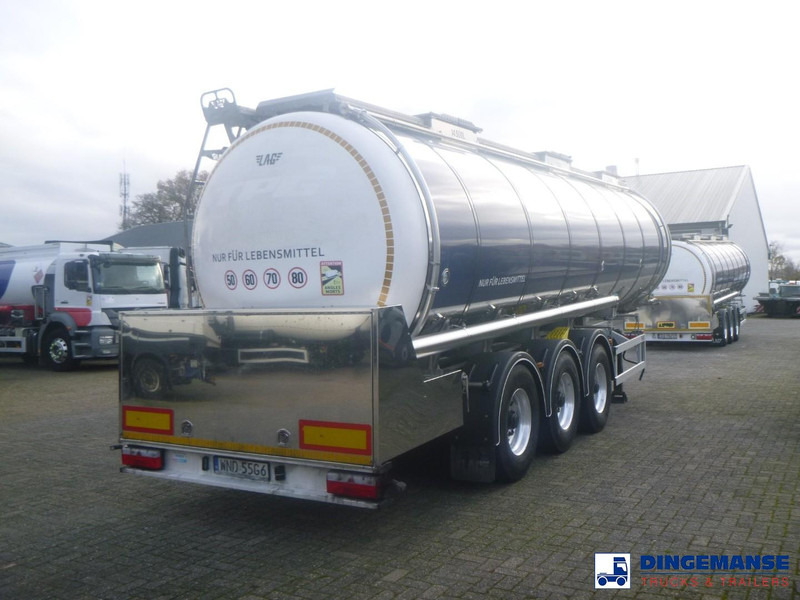 LAG Food tank inox 32 m3 / 3 comp + pump, steaming heating, webasto - Полуприцеп-цистерна: фото 4 LAG Food tank inox 32 m3 / 3 comp + pump, steaming heating, webasto - Полуприцеп-цистерна: фото 4