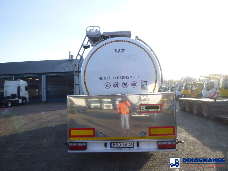 LAG Food tank inox 32 m3 / 3 comp + pump, steaming heating, webasto - Полуприцеп-цистерна: фото 5 LAG Food tank inox 32 m3 / 3 comp + pump, steaming heating, webasto - Полуприцеп-цистерна: фото 5