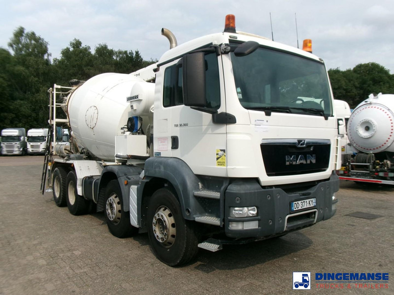 MAN TGS 32.360 8X4 Euro 6 Liebherr concrete mixer 8 m3 + belt - Автобетоносмеситель: фото 2 MAN TGS 32.360 8X4 Euro 6 Liebherr concrete mixer 8 m3 + belt - Автобетоносмеситель: фото 2