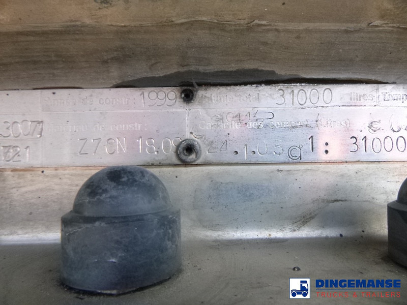 Полуприцеп-цистерна Magyar Bitumen tank inox 31 m3 / 1 comp ADR 10-04-2023: фото 20