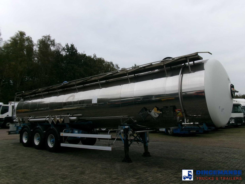 Magyar Chemical tank inox L4BH 33.5 m3 / 3 comp - Полуприцеп-цистерна: фото 2 Magyar Chemical tank inox L4BH 33.5 m3 / 3 comp - Полуприцеп-цистерна: фото 2