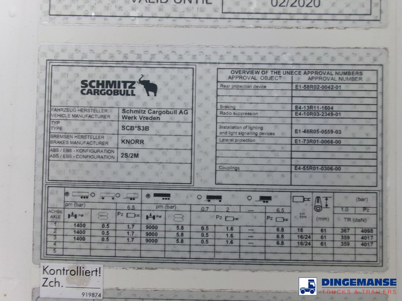 Полуприцеп-рефрижератор Schmitz Cargobull Frigo trailer + Carrier Vector 1350: фото 18