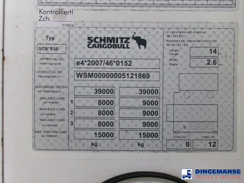 Полуприцеп-рефрижератор Schmitz Cargobull Frigo trailer + Carrier Vector 1350: фото 19