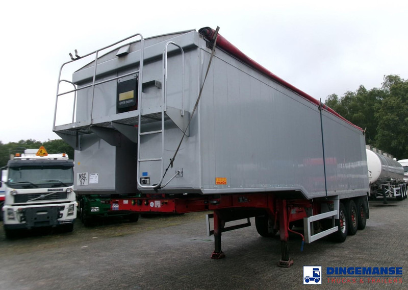 WILCOX Tipper trailer alu 55 m3 + tarpaulin - Самосвальный полуприцеп: фото 1 WILCOX Tipper trailer alu 55 m3 + tarpaulin - Самосвальный полуприцеп: фото 1