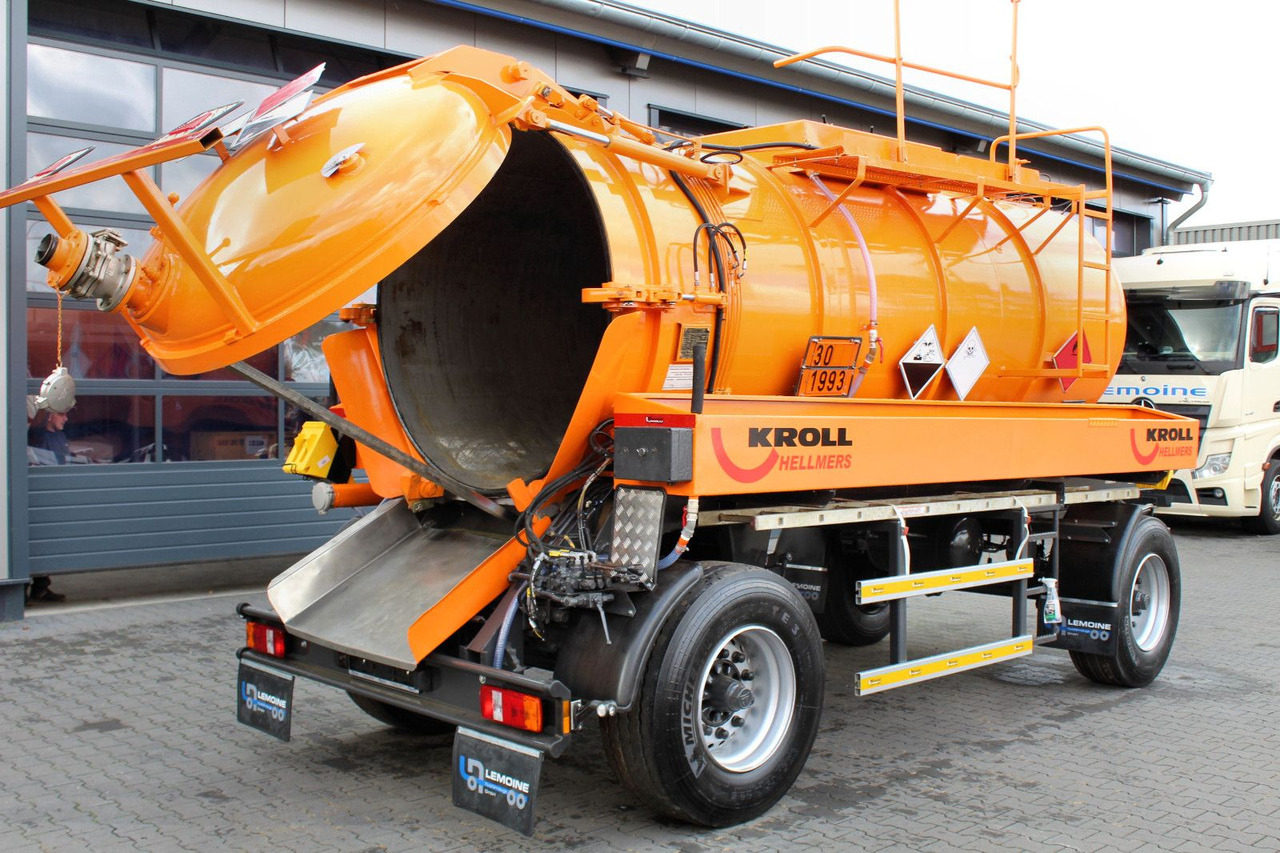 Kutschke 10m³ Kipper Saug u.Druck INOX +ADR/GGVS - Прицеп-цистерна: фото 4 Kutschke 10m³ Kipper Saug u.Druck INOX +ADR/GGVS - Прицеп-цистерна: фото 4