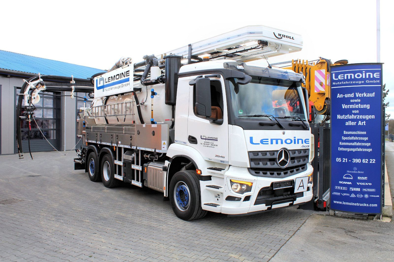 Mercedes-Benz AROCS 2546 6x2 Kroll 14m³ WRG Wasserrückgewinner - Ассенизатор: фото 1 Mercedes-Benz AROCS 2546 6x2 Kroll 14m³ WRG Wasserrückgewinner - Ассенизатор: фото 1