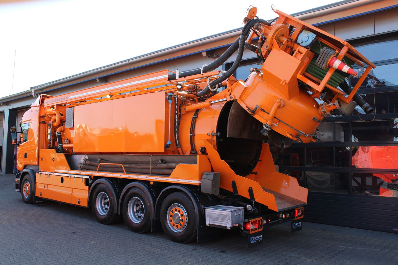 Ассенизатор Scania R450 8x4 Kroll 19m³ Wasserrückgewinner Kombi-HD: фото 12 Ассенизатор Scania R450 8x4 Kroll 19m³ Wasserrückgewinner Kombi-HD: фото 12