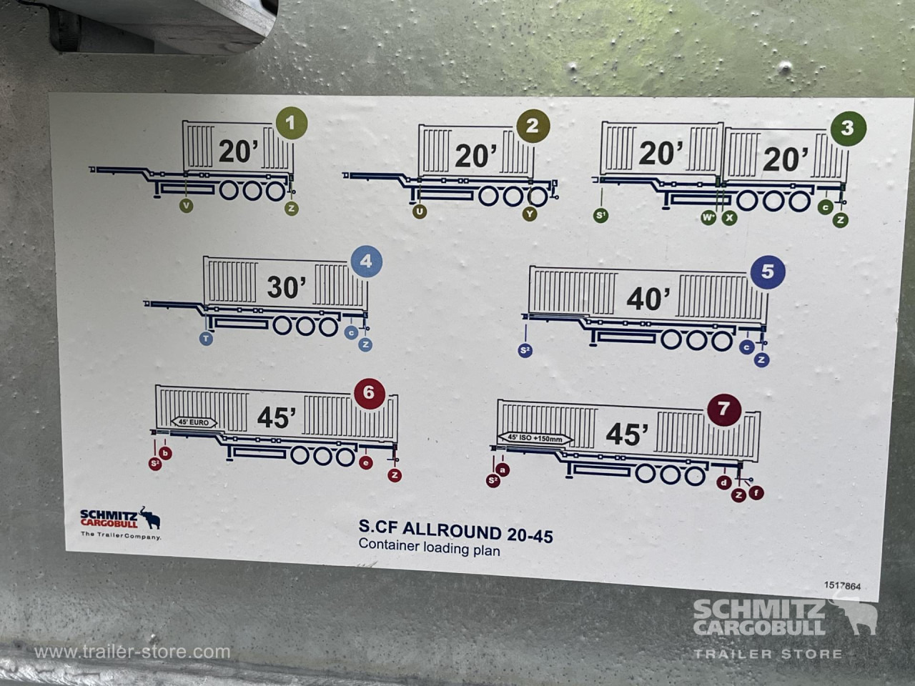 Новый Полуприцеп-контейнеровоз/ Сменный кузов SCHMITZ Auflieger Containerfahrgestell Standard: фото 9