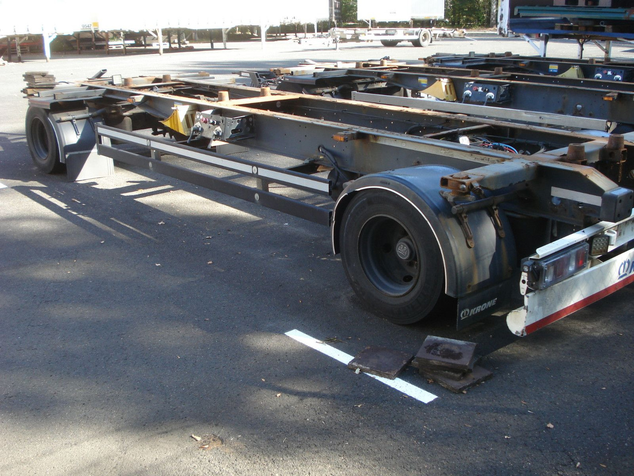 Krone AZ 18 A Drehschemel Zwillingsbereift! - Прицеп-контейнеровоз/ Сменный кузов: фото 2 Krone AZ 18 A Drehschemel Zwillingsbereift! - Прицеп-контейнеровоз/ Сменный кузов: фото 2