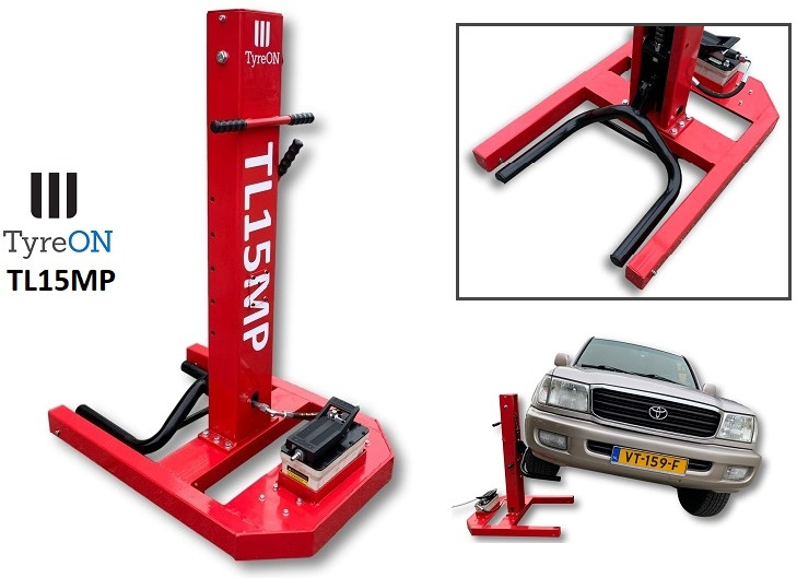 TL15MP mobile single post autolift - easyjacklift 3000 kg - air hydraulic - Lift vehicles up to 3000 kg from the side - Оборудование для гаражей/ Мастерских: фото 3 TL15MP mobile single post autolift - easyjacklift 3000 kg - air hydraulic - Lift vehicles up to 3000 kg from the side - Оборудование для гаражей/ Мастерских: фото 3