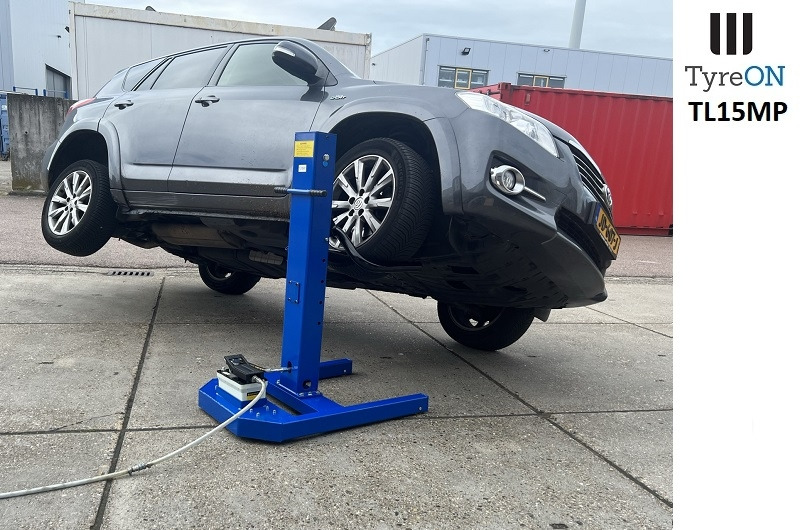 TL15MP mobile single post autolift - easyjacklift 3000 kg - air hydraulic - Lift vehicles up to 3000 kg from the side - Оборудование для гаражей/ Мастерских: фото 1 TL15MP mobile single post autolift - easyjacklift 3000 kg - air hydraulic - Lift vehicles up to 3000 kg from the side - Оборудование для гаражей/ Мастерских: фото 1