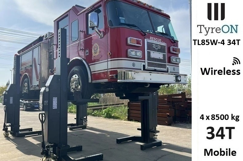 TL85W-4 34T wireless - 4 x 8,5 T - battery 24V DC / 3 kW per column - Spark resistant, welding, cutting and grinding - Оборудование для гаражей/ Мастерских: фото 1 TL85W-4 34T wireless - 4 x 8,5 T - battery 24V DC / 3 kW per column - Spark resistant, welding, cutting and grinding - Оборудование для гаражей/ Мастерских: фото 1
