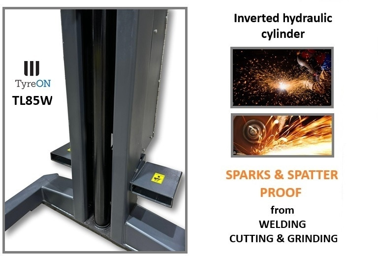 TL85W-4 34T wireless - 4 x 8,5 T - battery 24V DC / 3 kW per column - Spark resistant, welding, cutting and grinding - Оборудование для гаражей/ Мастерских: фото 3 TL85W-4 34T wireless - 4 x 8,5 T - battery 24V DC / 3 kW per column - Spark resistant, welding, cutting and grinding - Оборудование для гаражей/ Мастерских: фото 3