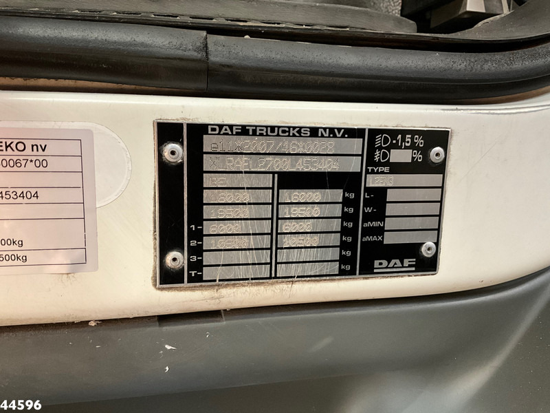 Крюковой мультилифт, Автоманипулятор DAF FA LF 250 Euro 6 Palfinger 6,5 Tonmeter laadkraan: фото 19