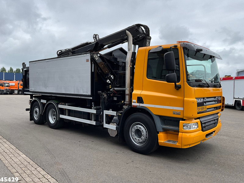 Самосвал, Автоманипулятор DAF FAN 75 CF 360 Hiab 12 Tonmeter laadkraan + Kipper 15m³ Just 177.993 km!: фото 7