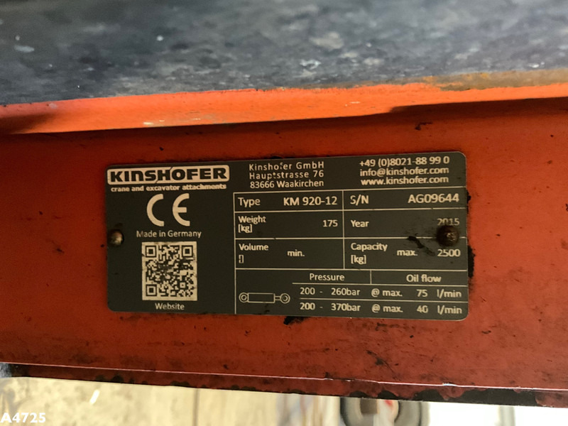 Грузовик Kinshofer KM 920-12 opname block: фото 7 Грузовик Kinshofer KM 920-12 opname block: фото 7