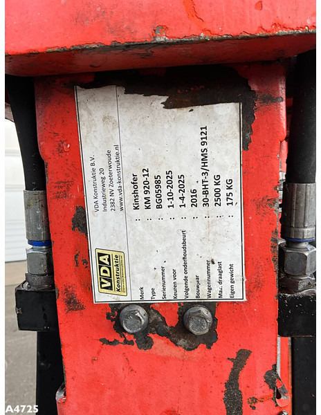 Грузовик Kinshofer KM 920-12 opname block: фото 8 Грузовик Kinshofer KM 920-12 opname block: фото 8