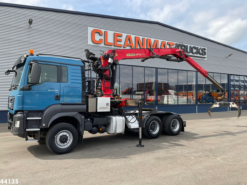 MAN TGS 33.480 6x6 Euro 6 Palfinger 27 Tonmeter boomkraan - Автоманипулятор: фото 1 MAN TGS 33.480 6x6 Euro 6 Palfinger 27 Tonmeter boomkraan - Автоманипулятор: фото 1