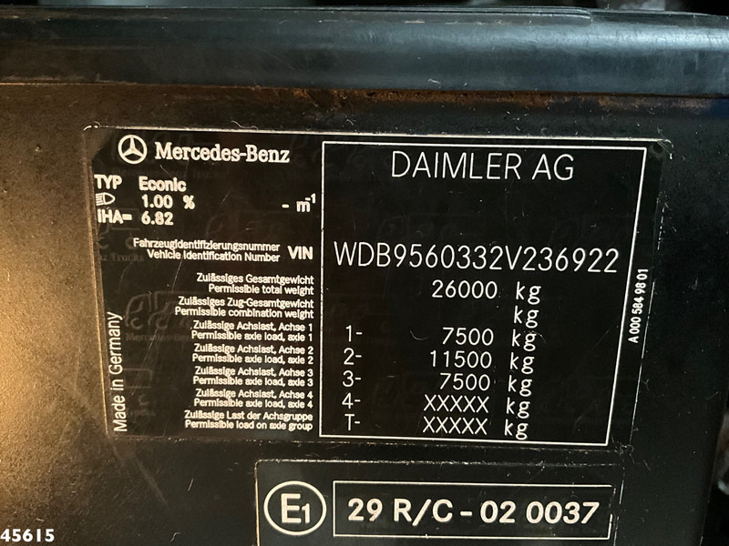 Мусоровоз Mercedes-Benz Econic 2630 RHD Euro 6 Geesink 22m³ Just 160.227 km!: фото 19