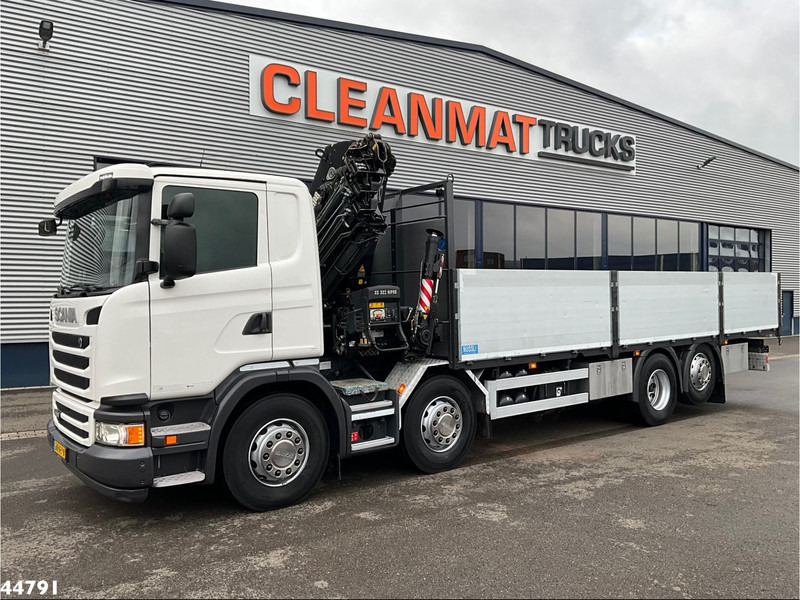 Scania G 450 8x2 Euro 6 Hiab 32 Tonmeter laadkraan Just 114.221 km! - Автоманипулятор: фото 2 Scania G 450 8x2 Euro 6 Hiab 32 Tonmeter laadkraan Just 114.221 km! - Автоманипулятор: фото 2