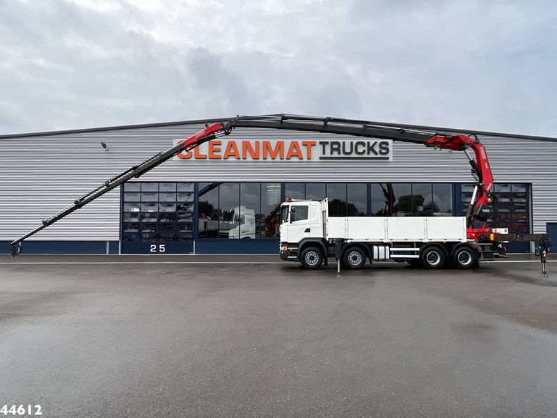 Scania G 450 8x4 Euro 6 Fassi 66 Tonmeter laadkraan + Fly-jib Just 176.555 Km! - Автоманипулятор: фото 1 Scania G 450 8x4 Euro 6 Fassi 66 Tonmeter laadkraan + Fly-jib Just 176.555 Km! - Автоманипулятор: фото 1