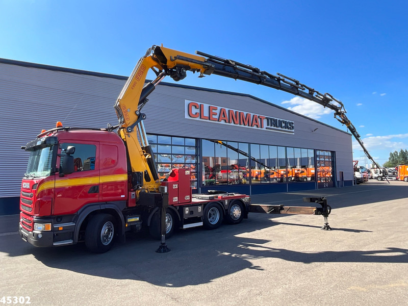 Scania G 480 8x2 Fassi 95 Tonmeter ladkraan + Fly-Jib - Автоманипулятор: фото 1 Scania G 480 8x2 Fassi 95 Tonmeter ladkraan + Fly-Jib - Автоманипулятор: фото 1