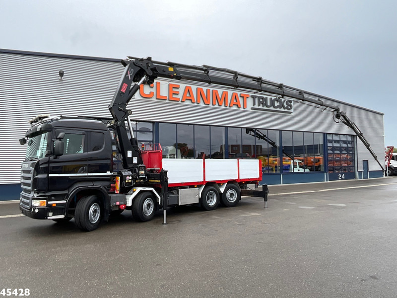 Scania R 480 8x2 Retarder Hiab 47 Tonmeter laadkraan + Fly-Jib! Just 242.931 km! - Автоманипулятор: фото 1 Scania R 480 8x2 Retarder Hiab 47 Tonmeter laadkraan + Fly-Jib! Just 242.931 km! - Автоманипулятор: фото 1