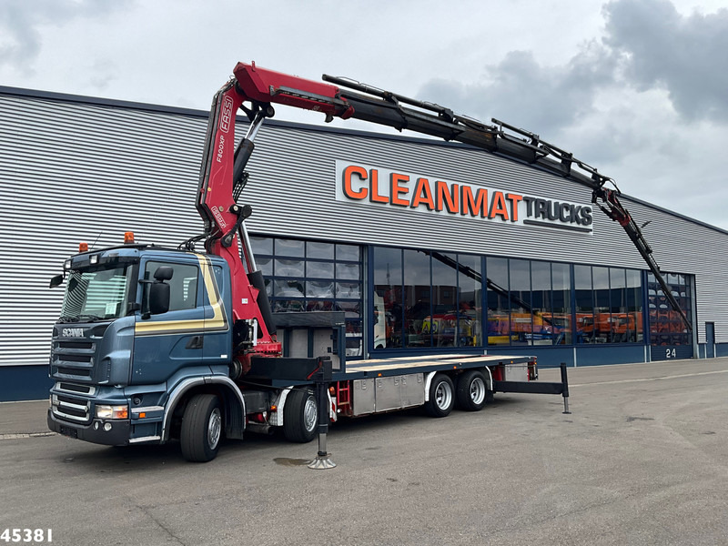 Scania R 560 V8 Fassi 80 Tonmeter laadkraan + Fly-Jib - Автоманипулятор: фото 1 Scania R 560 V8 Fassi 80 Tonmeter laadkraan + Fly-Jib - Автоманипулятор: фото 1