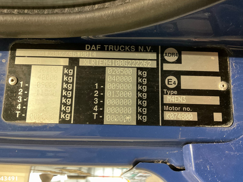 Тягач DAF FT CF 370 Euro 6 Fassi 15 Tonmeter laadkraan: фото 20