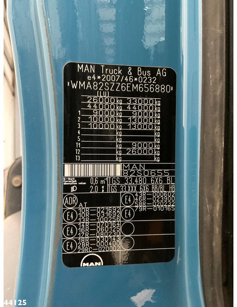 MAN TGS 33.480 6x6 Euro 6 Palfinger 27 Tonmeter boomkraan в лизинг MAN TGS 33.480 6x6 Euro 6 Palfinger 27 Tonmeter boomkraan: фото 20