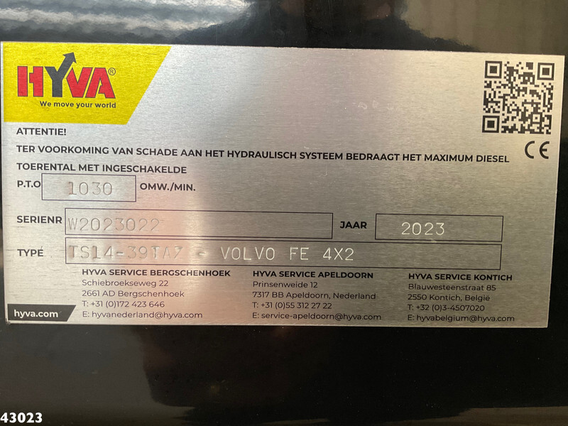 Volvo FE 350 Hyva 14 Ton portaalarmsysteem в лизинг Volvo FE 350 Hyva 14 Ton portaalarmsysteem: фото 14