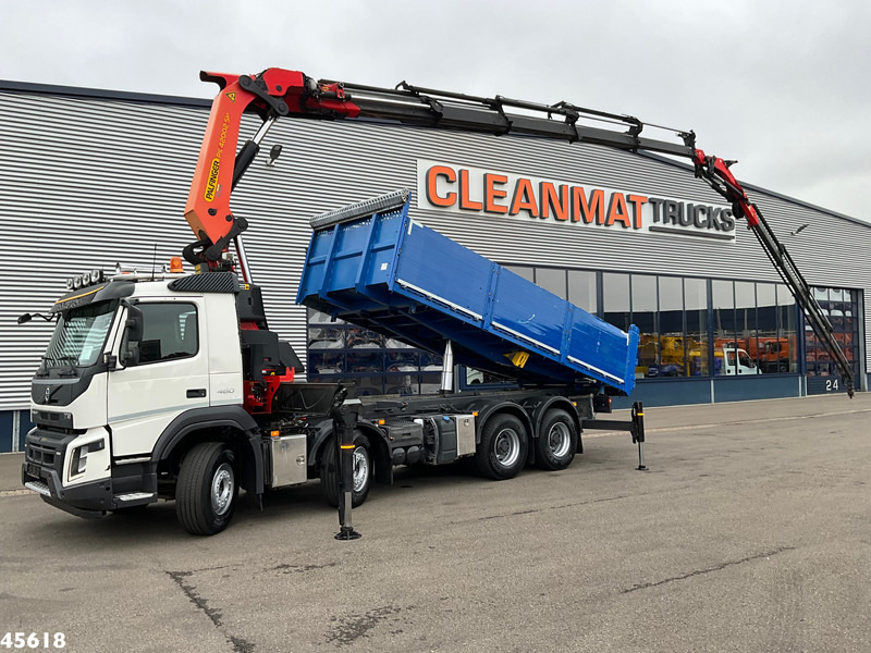 Volvo FMX 460 8x4 Euro 6 Palfinger 42 Tonmeter laadkraan + Fly-Jib! - Самосвал, Автоманипулятор: фото 2 Volvo FMX 460 8x4 Euro 6 Palfinger 42 Tonmeter laadkraan + Fly-Jib! - Самосвал, Автоманипулятор: фото 2