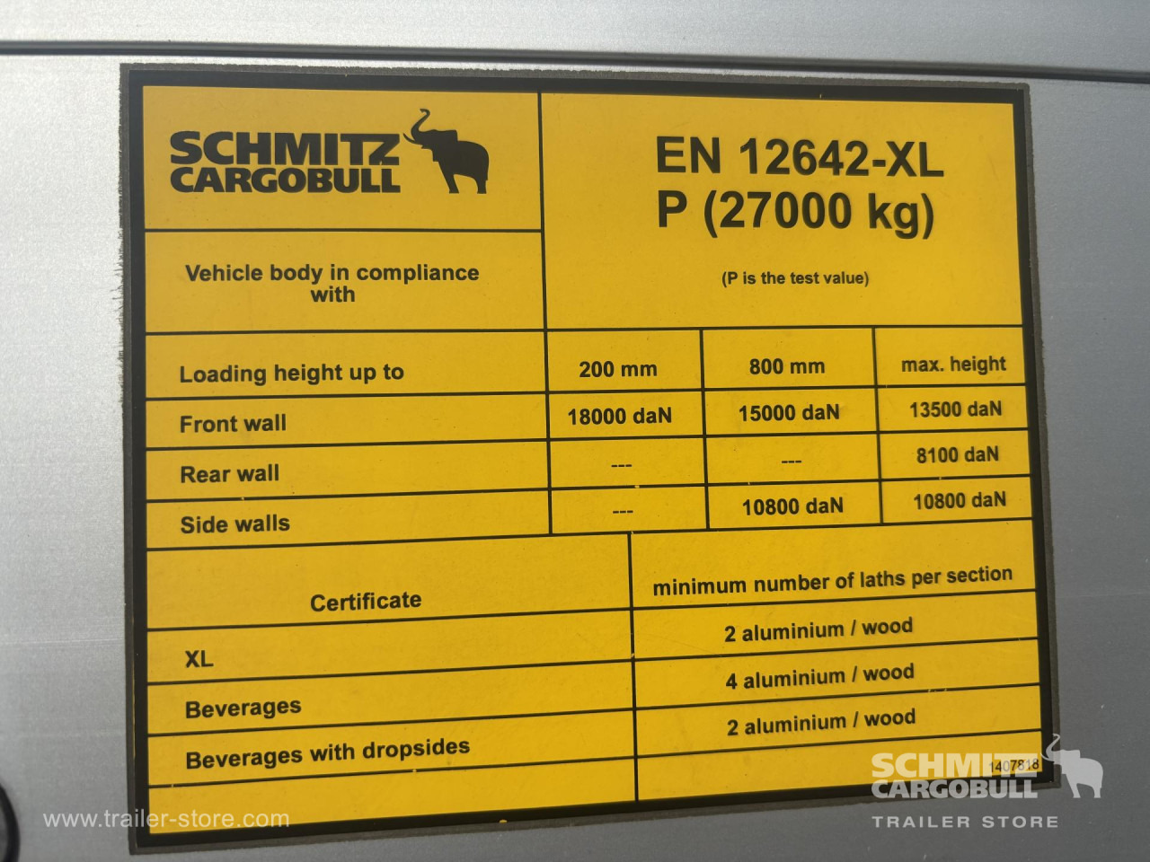 Тентованный полуприцеп SCHMITZ Curtainsider Standard: фото 13