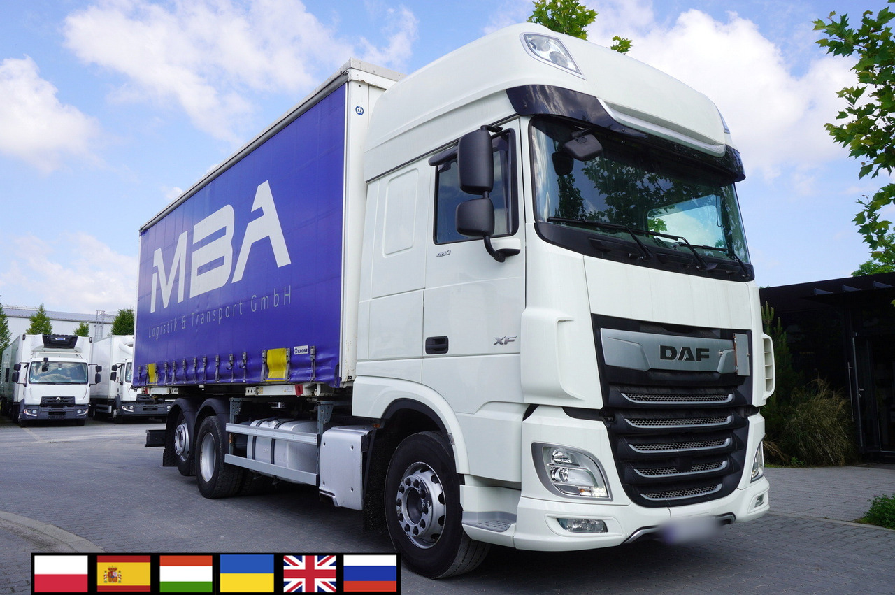 DAF DAF XF 480 SSC / Curtainsider 19 EPAL / 2021 - Тентованный грузовик: фото 1 DAF DAF XF 480 SSC / Curtainsider 19 EPAL / 2021 - Тентованный грузовик: фото 1