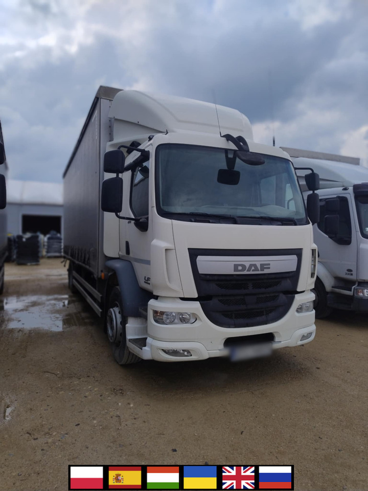 DAF LF 250 / Curtainsider 18 EPAL / sleeping cab - Тентованный грузовик: фото 1 DAF LF 250 / Curtainsider 18 EPAL / sleeping cab - Тентованный грузовик: фото 1