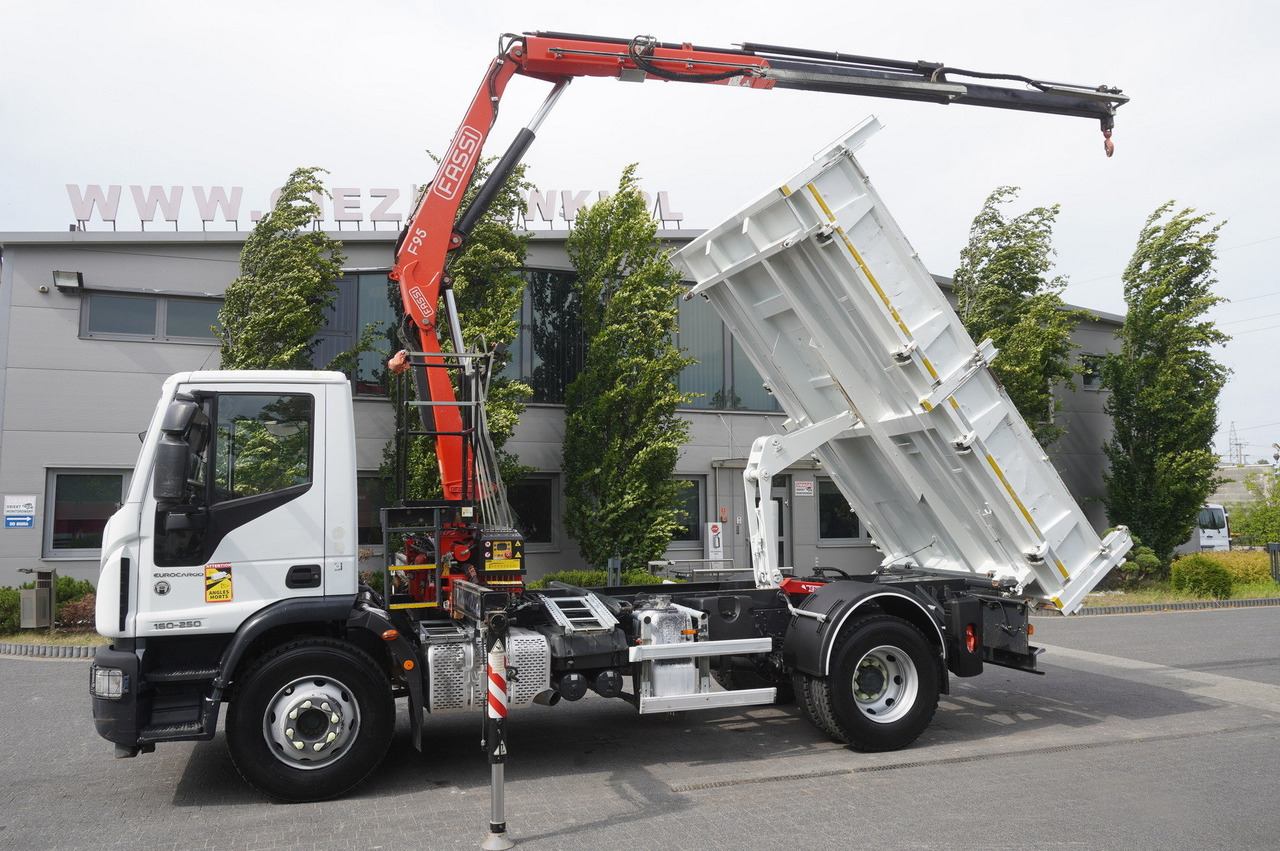 IVECO Eurocargo 160-250 / Fassi F95 crane / 120 tho. km / 3-sided tipper - Самосвал, Автоманипулятор: фото 4 IVECO Eurocargo 160-250 / Fassi F95 crane / 120 tho. km / 3-sided tipper - Самосвал, Автоманипулятор: фото 4