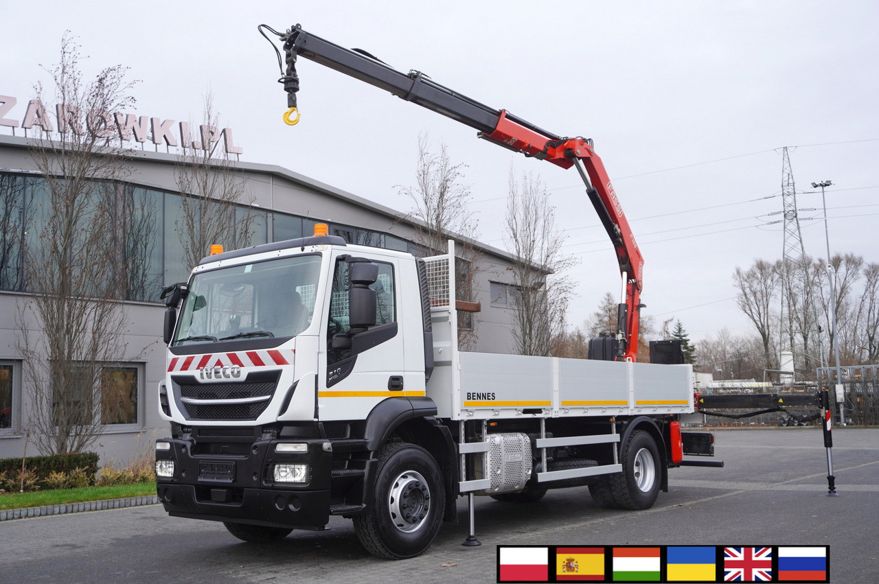 IVECO Stralis X-Way 310 4x2 E6 / Fassi F155 crane / 670 MTH / Remote control / Rotator / 130 tho. km - Грузовик бортовой/ Платформа, Автоманипулятор: фото 1 IVECO Stralis X-Way 310 4x2 E6 / Fassi F155 crane / 670 MTH / Remote control / Rotator / 130 tho. km - Грузовик бортовой/ Платформа, Автоманипулятор: фото 1