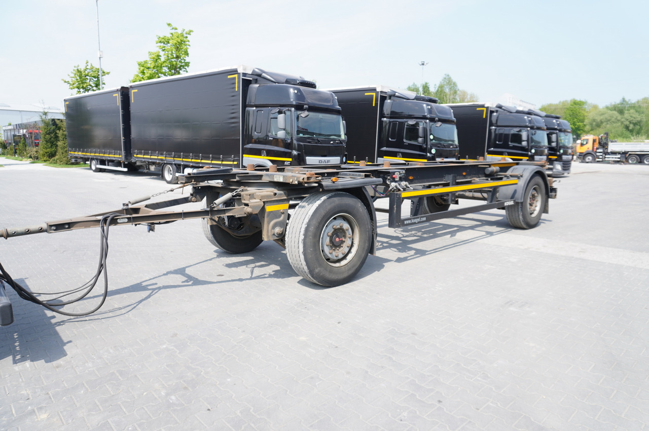 KOGEL AWE 18, two-axle, BDF, 7.5m chassis , air suspension, SAF axles - Шасси прицеп: фото 2 KOGEL AWE 18, two-axle, BDF, 7.5m chassis , air suspension, SAF axles - Шасси прицеп: фото 2