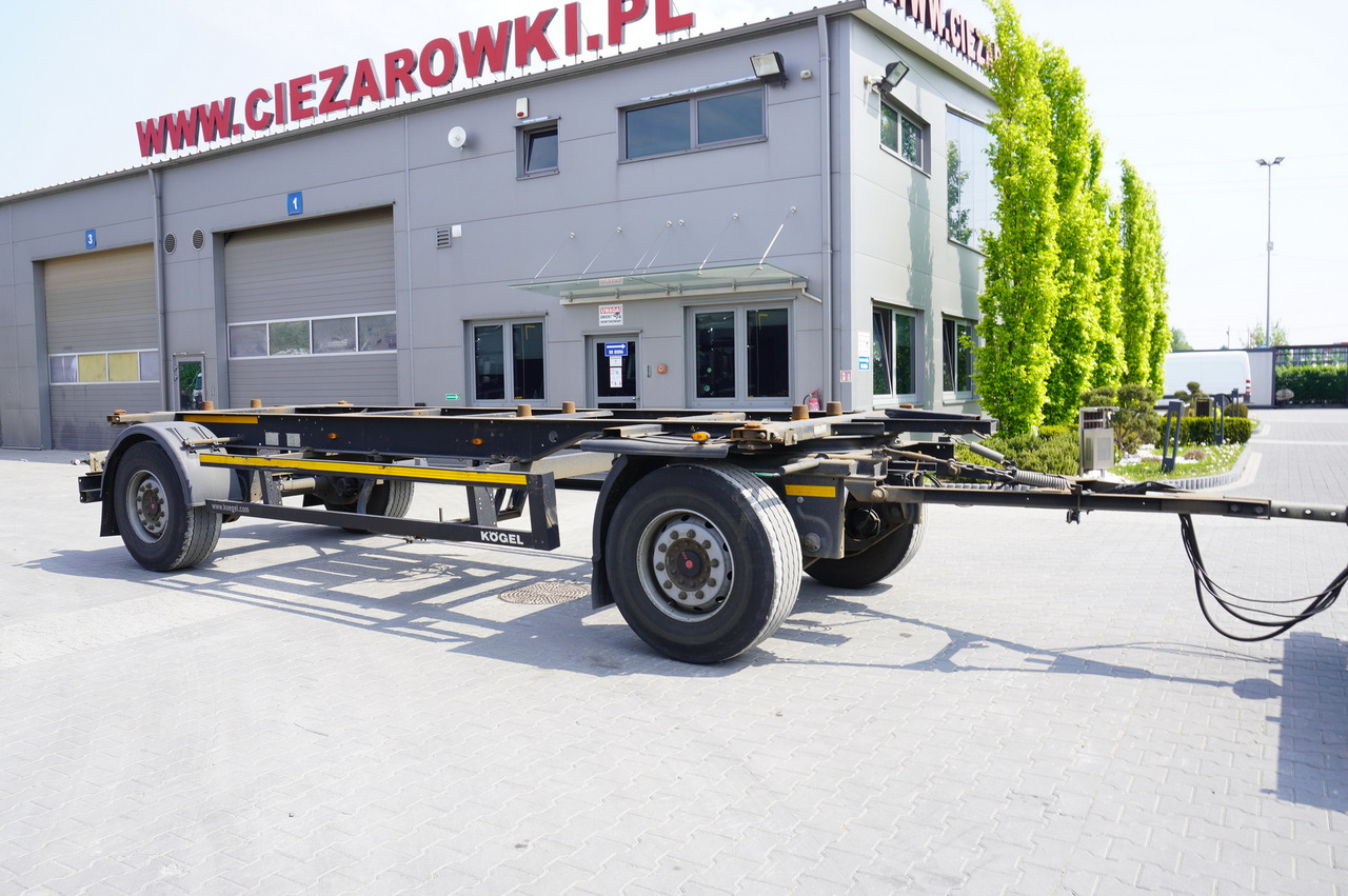 KOGEL AWE 18, two-axle, BDF, 7.5m chassis , air suspension, SAF axles - Шасси прицеп: фото 1 KOGEL AWE 18, two-axle, BDF, 7.5m chassis , air suspension, SAF axles - Шасси прицеп: фото 1