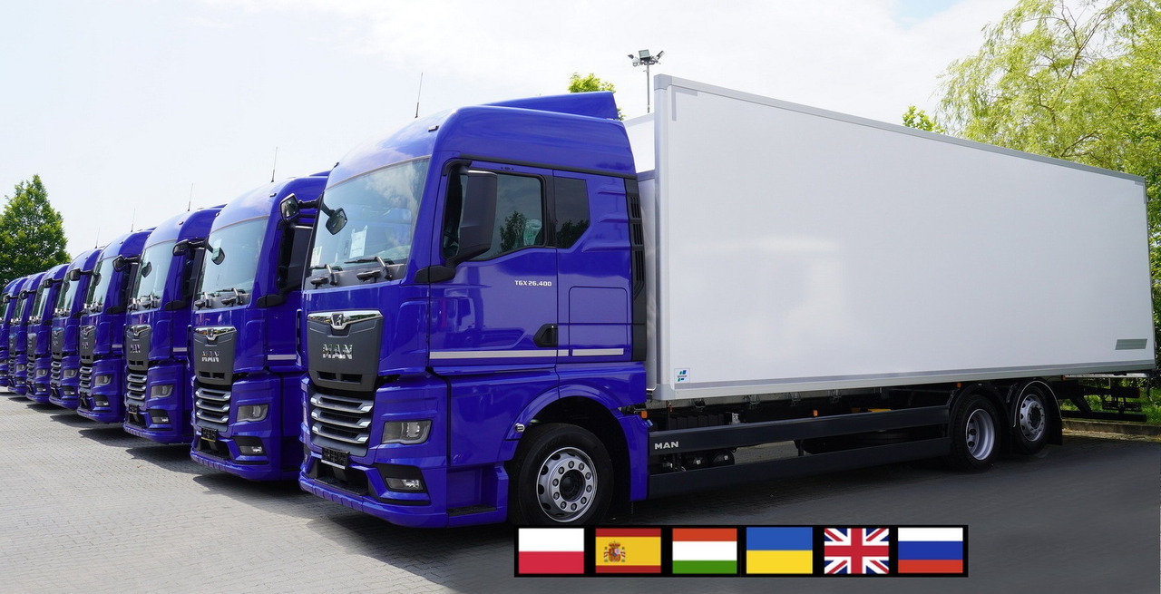 MAN New MAN TGX 26.400 / NEW IGLOOCAR refrigerator 23 pallets / 6×2 / 2024 / 10 units - Грузовик с закрытым кузовом: фото 1 MAN New MAN TGX 26.400 / NEW IGLOOCAR refrigerator 23 pallets / 6×2 / 2024 / 10 units - Грузовик с закрытым кузовом: фото 1